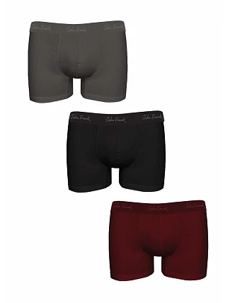 Pánske boxerky JOHN FRANK JF3BMOC01, balenie po 3 kusoch Pánske boxerky JOHN FRANK JF3BMOC01, balenie po 3 kusoch