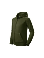 Detská mikina Trendy Zip (vojenská)