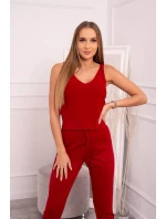 Súprava svetrov 3-dielna červená