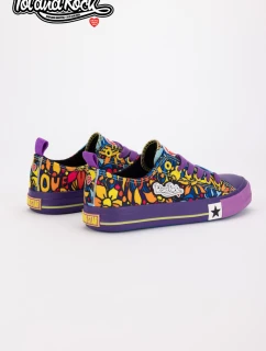 Trampki Pol'and'Rock Festival X Big Star SS274905 Fioletowe