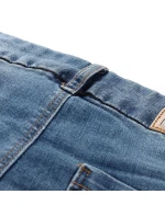 Dámske džínsy s vysokým pásom NAX NAX DAWEA dk.metal blue Dámske džínsy s vysokým pásom NAX NAX DAWEA dk.metal blue