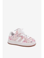 Błyszczące Buty Sportowe Dziewczęce W Serca Różowe Tessina