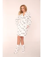 Dámsky župan s veľkými bodkami SOFT 323
