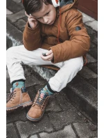 Dziecięce Botki Trapery Big Star KK374130 Camel