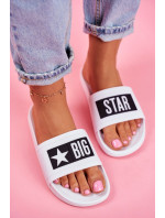 Dámske módne papuče Big Star - biele