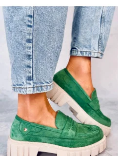 Dámske topánky na vysokej platforme UK132P Green - Seastar