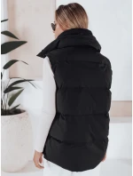 Dámske plus veľkosť vesta OMALIS Black FashionStreet TY3286
