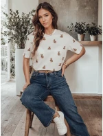 Dámske tričko HONTEY biele FashionStreet RY2551