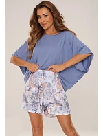 Pyžamo De Lafense 071 Volare s krátkymi rukávmi, veľkosti S–2XL Pyžamo De Lafense 071 Volare s krátkymi rukávmi, veľkosti S–2XL