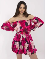 MI SK šaty A1447.84 čierno-ružové