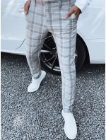 Svetlošedé pánske nohavice FashionStreet UX4405