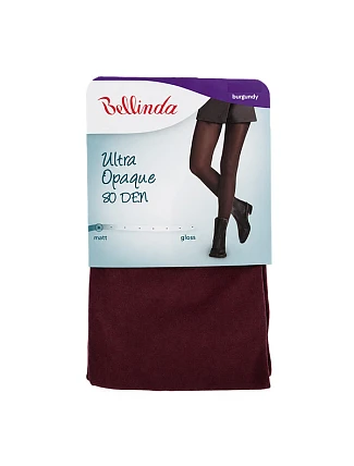 Nepriehľadné pančucháče ULTRA OPAQUE 80 DEN – BELLINDA – vínová Nepriehľadné pančucháče ULTRA OPAQUE 80 DEN – BELLINDA – vínová