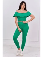 Sada s volánikom zelená