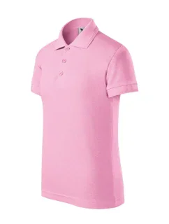 Detské tričko Pique Polo ružové