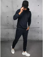 Pánske tmavomodré tepláky FashionStreet AX0674 Pánske tmavomodré tepláky FashionStreet AX0674
