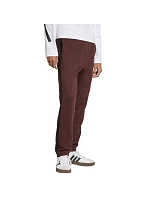 Pánske tričko adidas Essentials 3-Stripes Fleece Brown JX0713 Pánske tričko adidas Essentials 3-Stripes Fleece Brown JX0713
