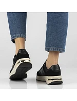 Dámske čierne kožené čižmy Filippo DP7772 women's