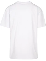 Build your Brand BY 102 Tričko oversize z hrubej bavlny 56.0102 biele