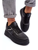 Damskie Buty Sportowe Sneakersy Big Star MM274232 Czarne