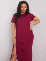 Šaty RV SK 6637.13X bordová Šaty RV SK 6637.13X bordová