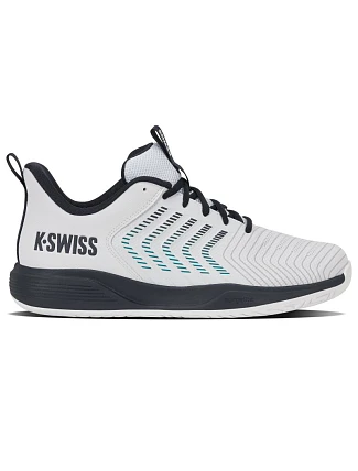 K-Swiss ULTRASHOT LIGHT WHITE/CARBON/BALTIC-M (04767-148-M) K-Swiss ULTRASHOT LIGHT WHITE/CARBON/BALTIC-M (04767-148-M)