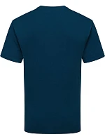 Tričko Fruit of the Loom Pure Cotton T z hrubej bio bavlny 16.1362, farba mountain blue