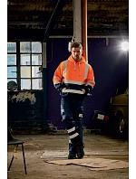 Mikina s kapucňou Yoko HVK 05 Hi-Vis 79.VK05 čierna Mikina s kapucňou Yoko HVK 05 Hi-Vis 79.VK05 čierna