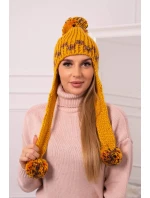 Dámska ušianka Nadia K321 horčicová