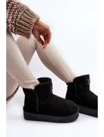 Wegańskie Wodoodporne Śniegowce Na Platformie D.Franklin DFSH371004 Czarne