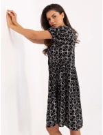 Šaty D73771M30466A čierne