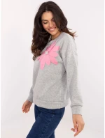 Mikina MI BL M6098.05P sivá