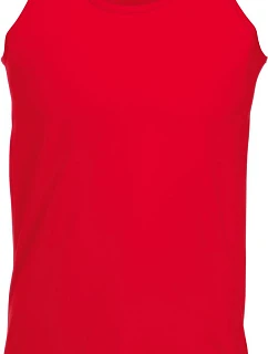 Fruit of the Loom Athletic Vest Pánske tielko 16.1098 červené