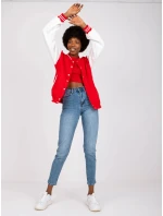 Dámska mikina EM BL 722.44P červená - FPrice