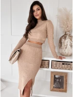 Dámsky set 2 v 1 ALLURE camel FashionStreet AY0962