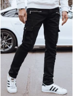 Pánske bojové nohavice čierne FashionStreet UX4237 Pánske bojové nohavice čierne FashionStreet UX4237