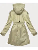Dámsky tenký kabát s ohrnutými rukávmi Glakate Beige (LU98019#) Dámsky tenký kabát s ohrnutými rukávmi Glakate Beige (LU98019#)