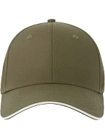 Atlantis Headwear Sport Sandwich-S 6-panelová sendvičová čiapka 33.0275 olivová