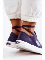 Classic Women's Sneakers BIG STAR JJ274494 Navy Blue Classic Women's Sneakers BIG STAR JJ274494 Navy Blue