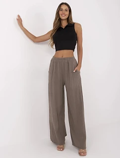 Nohavice MI SP 2563.84 hnedé