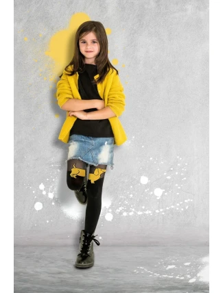 DIEVČENSKÉ VZOROVANÉ PANČUCHY SABA DR2326