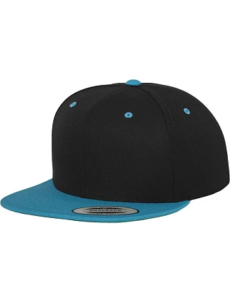 Flexfit 6089M 6-panelová snapbacková čiapka 55.6089 čierna/tyrkysová Flexfit 6089M 6-panelová snapbacková čiapka 55.6089 čierna/tyrkysová