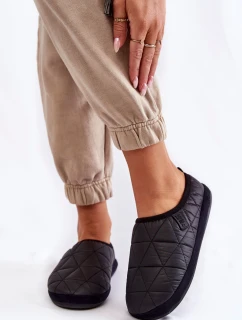 Damskie Wsuwane Papcie Big Star KK274606 Czarne