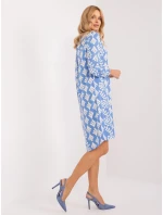 Šaty D73771M30427A svetlomodré