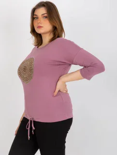 Dámska blúzka RV BZ 8454.20P tmavo ružová - FPrice