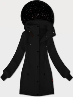 Dámska mikina so stojačikom a kapucňou LHD čierna (AMG-171)