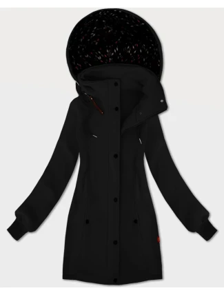 Dámska mikina so stojačikom a kapucňou LHD čierna (AMG-171) Dámska mikina so stojačikom a kapucňou LHD čierna (AMG-171)