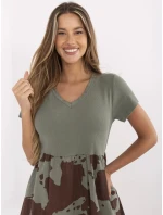 Šaty DHJ SK 253701.80 khaki