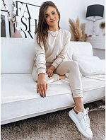 Dámska tepláková súprava MILIAN AY0819 beige - FashionStreet