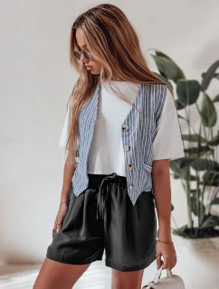 Dámske šortky RELAX TIME black FashionStreet SY0457