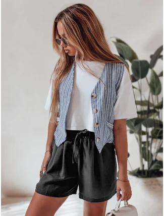 Dámske šortky RELAX TIME black FashionStreet SY0457